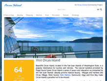 Tablet Screenshot of orcasisland.org